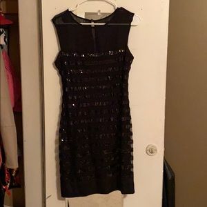 Black cocktail dress